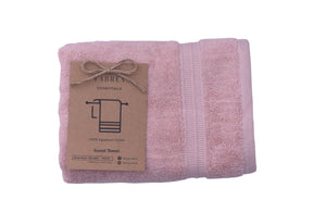 Bordered Dusty Pink Towel 650 GSM