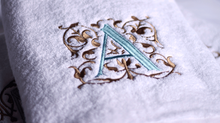 Load image into Gallery viewer, Towel with Royal Letter Embroidery