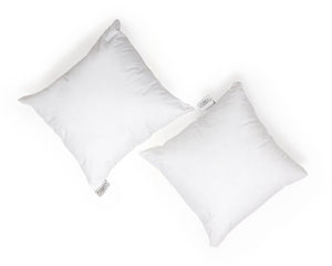 Set of 2 Throw Pillows Mixed Fiber 40x40cm