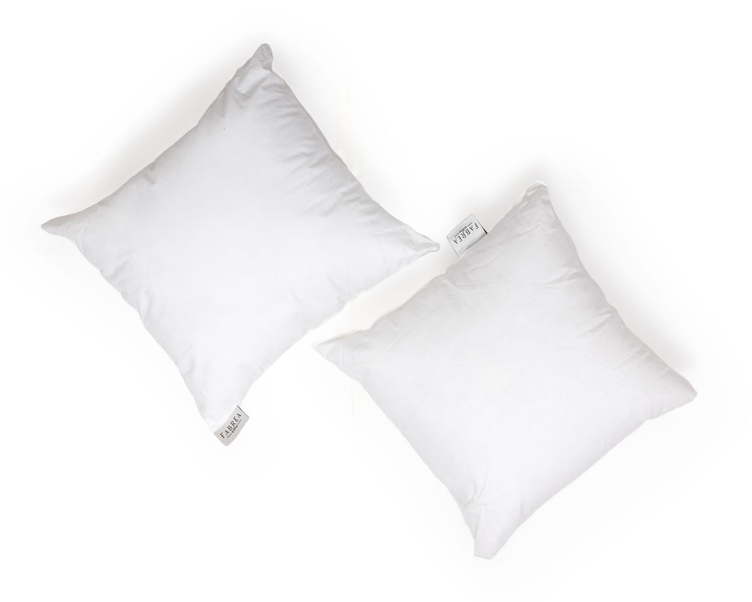 Set of 2 Throw Pillows Mixed Fiber 40x40cm