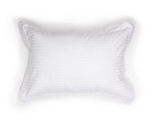 Load image into Gallery viewer, White Thin Striped Pillowcase 500TC