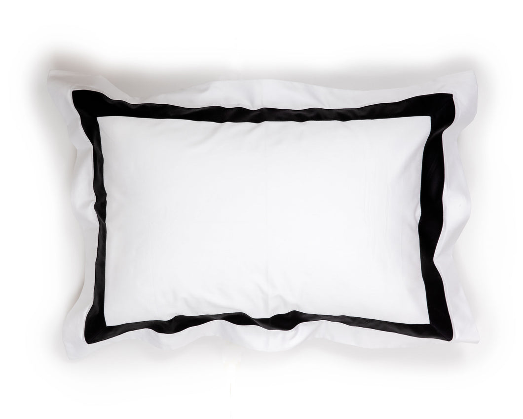 Wide Colored Bordered Pillowcase 500TC