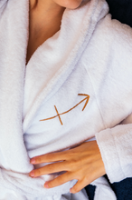 Load image into Gallery viewer, Luxury Bathrobe with Zodiac Sign
