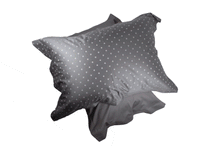 Load image into Gallery viewer, Grey Starred Pillowcase 500TC